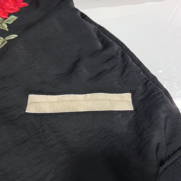 Capulet Silk Bomber with Rose Embroidery XS - Picture 14 of 14
